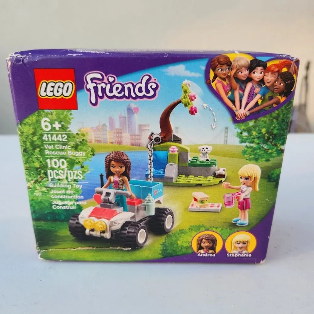 NEW Lego Friends Vet Clinic Rescue Buggy 41442 Building Set Kit Toy First-Aid To
